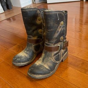 Distressed Looking Boots